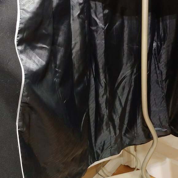 Vince Camuto Medium Wool-Blend Coat, Black, 12 - Picture 9 of 9